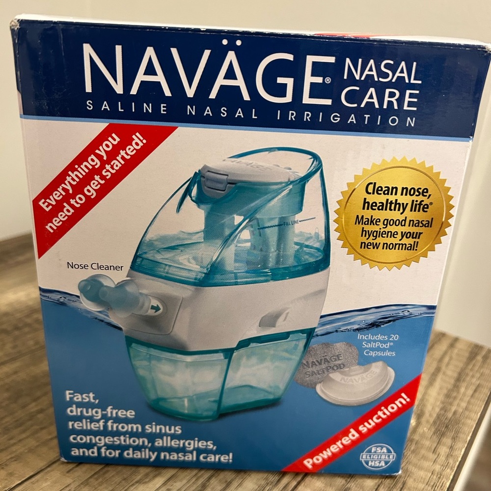 Naväge Nasal Care Saline Irrigation System
New, Unused, Open Box